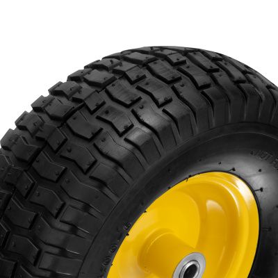 Колесо пневматическое 15/6.00-6, D 370 мм, подш. внут. диам. 16 мм, длина оси 100 мм Denzel купить в Москве с доставкой по всей России | ProtosMarket.ru