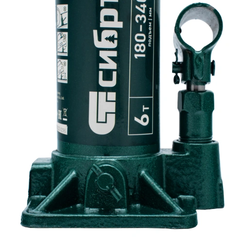 Домкрат гидравлический бутылочный, 6 т, 180-340 мм Сибртех купить в Москве с доставкой по всей России | ProtosMarket.ru