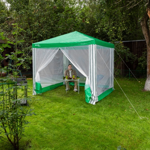 Тент садовый с москитной сеткой, 2.5 х 2.5/2.4, Camping Palisad купить в Москве с доставкой по всей России | ProtosMarket.ru