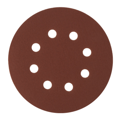 Круг абразивный на ворсовой подложке под "липучку", перфорированный, P 400, 125 мм, 5 шт Сибртех купить в Москве с доставкой по всей России | ProtosMarket.ru