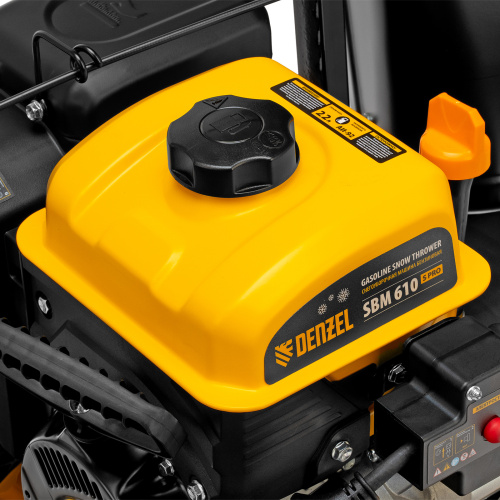 Бензиновая снегоуборочная машина SBM 610S PRO, 212 cc, электростартер, фара, обогрев Denzel купить в Москве с доставкой по всей России | ProtosMarket.ru