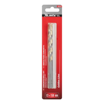 Сверло по бетону Golden Line, 12 х 150 мм цилиндрический хвостовик MTX купить в Москве с доставкой по всей России | ProtosMarket.ru