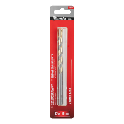 Сверло по бетону Golden Line, 12 х 150 мм цилиндрический хвостовик MTX купить в Москве с доставкой по всей России | ProtosMarket.ru