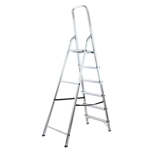 Стремянка усиленная, 6 ступеней, алюминиевая, MTX купить в Москве с доставкой по всей России | ProtosMarket.ru