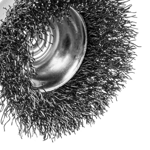 Набор щеток для дрели, 1 Плоская 50мм, 2 Чашки 25-50мм, шпилька, нерж. вит. проволока Denzel купить в Москве с доставкой по всей России | ProtosMarket.ru