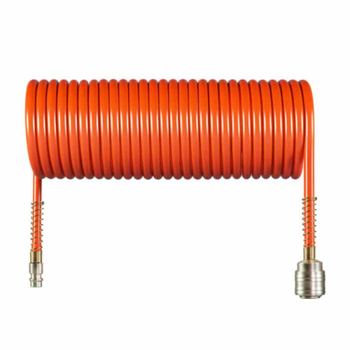 Спиральный воздушный шланг с фитингами Rapid,10 бар, 8х6 мм, 15 м. AERO купить в Москве с доставкой по всей России | ProtosMarket.ru