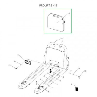 Аккумуляторная батарея 24В 20Ач Li-ion для тележек SD15L/SK15 купить в Москве с доставкой по всей России | ProtosMarket.ru