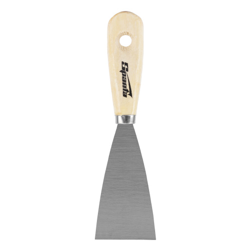 Шпательная лопатка из углеродистой стали, 50 мм, деревянная ручка Sparta купить в Москве с доставкой по всей России | ProtosMarket.ru