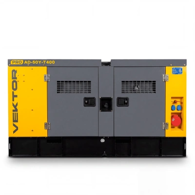 Дизельный генератор Vektor AD-50Y-T400 в шумозащитном кожухе с АВР по ценам производителя в Москве с доставкой по всей России