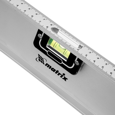 Уровень алюминиевый "Рельс", 800 мм, 3 глазка (1 поворотный) Matrix купить в Москве с доставкой по всей России | ProtosMarket.ru