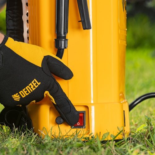 Опрыскиватель ранцевый аккумуляторный D-16LA, 16 л, 12 В, 8 Ач// Denzel купить в Москве с доставкой по всей России | ProtosMarket.ru