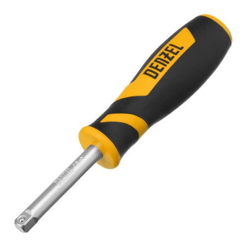 Набор инструментов, 1/2", 1/4", CrV, S2, пластиковый кейс, 64 предмета Denzel купить в Москве с доставкой по всей России | ProtosMarket.ru