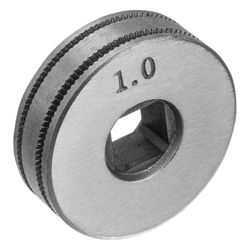 Подающий ролик, U профиль зубчатый под флюсовую проволоку 0,8-1мм посадка квадрат, 2 шт Denzel купить в Москве с доставкой по всей России | ProtosMarket.ru