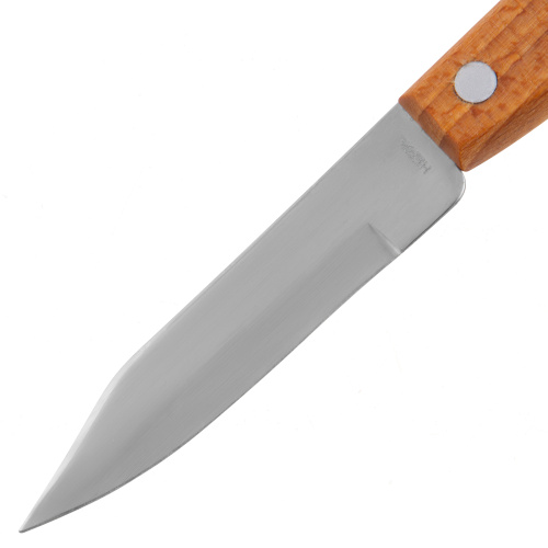 Нож для овощей и фруктов, 170 мм, лезвие 75 мм, деревянная рукоятка Hausman купить в Москве с доставкой по всей России | ProtosMarket.ru