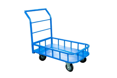 Тележка платформенная TOR ТП-МБ (500х800) с бортами (колеса 160мм) купить в Москве с доставкой по всей России | ProtosMarket.ru