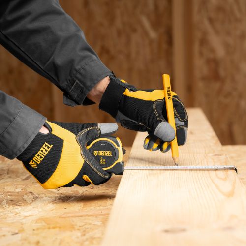 Рулетка 5м х 19мм, двухкомп. корпус, магнитный обрезиненный зацеп Denzel купить в Москве с доставкой по всей России | ProtosMarket.ru