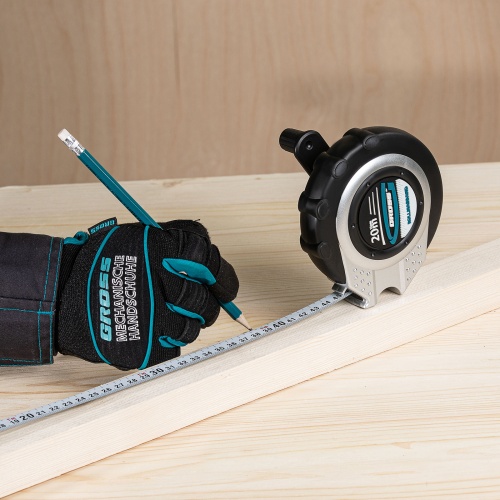 Рулетка геодезическая 20 м х 13 мм, закрытый корпус, металлическая лента, нейлон Gross купить в Москве с доставкой по всей России | ProtosMarket.ru