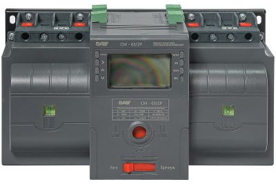 Рубильник реверсивный автоматизированный моноблочный (Блок автоматического ввода резерва АВР) CM-63/ купить в Москве с доставкой по всей России | ProtosMarket.ru