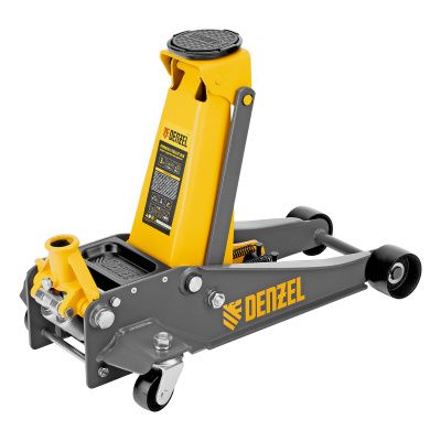 Домкрат гидравлический подкатной, 3 т, 125-470 мм, быстрый подъем, проф. Denzel купить в Москве с доставкой по всей России | ProtosMarket.ru