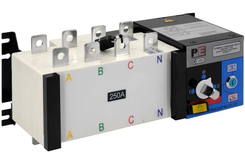 Реверсивный рубильник АВР (устройство автоматического ввода резерва) SHIQ5-250 4P купить в Москве с доставкой по всей России | ProtosMarket.ru