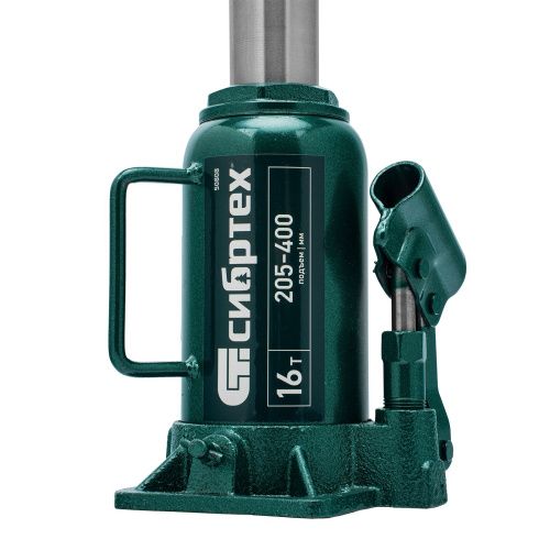 Домкрат гидравлический бутылочный, 16 т, 205-400 мм Сибртех купить в Москве с доставкой по всей России | ProtosMarket.ru