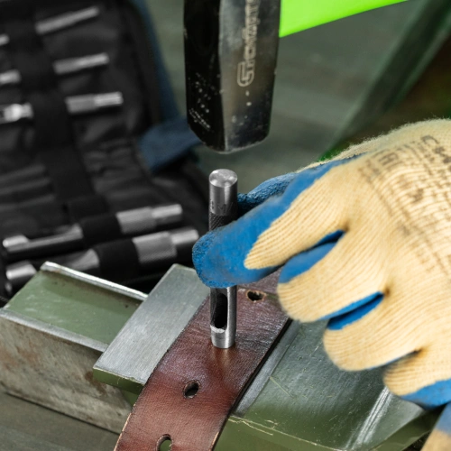 Набор пробойников для кожи 3 4 6 8 10 12.5 мм, 6 шт, чехол Сибртех купить в Москве с доставкой по всей России | ProtosMarket.ru