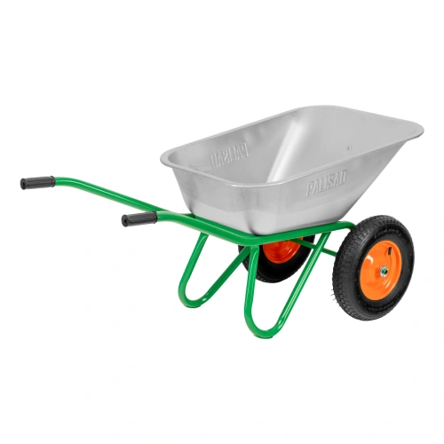 Тачка садово-строительная, 2-х колесная, усиленная, грузоподъемность 320 кг, объем 100 л Palisad по ценам производителя в Москве с доставкой по всей России