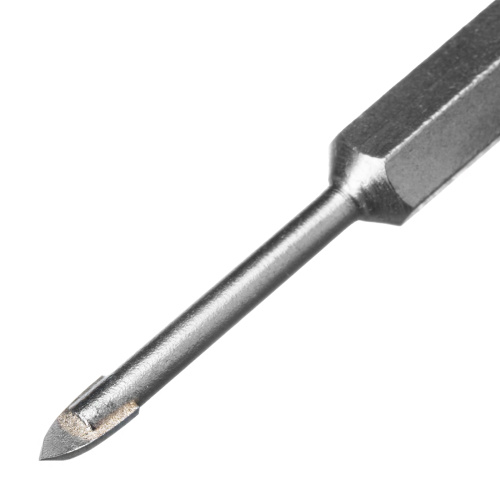 Сверло по керамической плитке и стеклу, 3 мм, шестигранный хвостовик Matrix купить в Москве с доставкой по всей России | ProtosMarket.ru