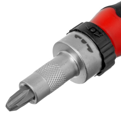 Отвертка реверсивная с набором бит и насадок торцевых, CrV, 1/4, 16 шт Matrix купить в Москве с доставкой по всей России | ProtosMarket.ru