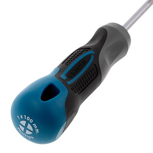 Отвертка PH1 x 100 мм, S2, трехкомпонентная ручка Gross купить в Москве с доставкой по всей России | ProtosMarket.ru