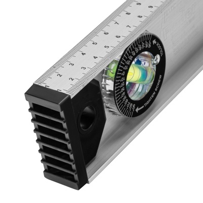 Уровень алюминиевый "Рельс", 2000 мм, 3 глазка (1 поворотный) Matrix купить в Москве с доставкой по всей России | ProtosMarket.ru