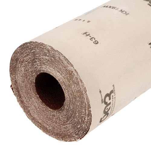 Шкурка на тканевой основе, зернистость № 63, 775 мм х 20 м, "БАЗ" купить в Москве с доставкой по всей России | ProtosMarket.ru