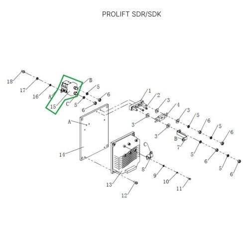 Контактор питания контроллера для штабелеров SDR/SDK 1,5-1,6 т, для тележек SK20 купить в Москве с доставкой по всей России | ProtosMarket.ru