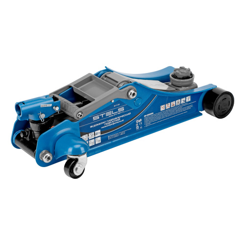 Домкрат гидравлический подкатной, поворотная рукоятка, 2 т, Low Profile, 100-350 мм Stels купить в Москве с доставкой по всей России | ProtosMarket.ru