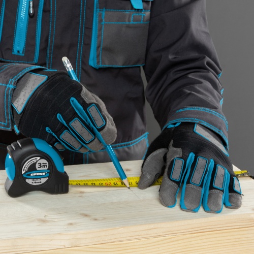 Рулетка "Schlagfest",3 м x 19 мм,магнитный обрезиненный зацеп,двусторонняя шкала,Нейлоновое покрытие,автоматическая фиксация Gross купить в Москве с доставкой по всей России | ProtosMarket.ru