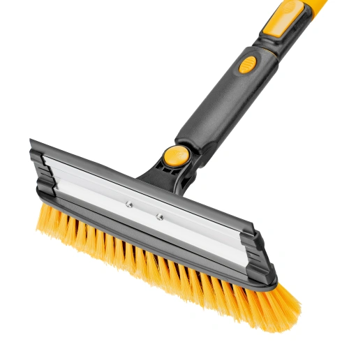 Щетка-сметка для снега со скребком, телескоп, поворотная голова, водосгон, 900-1200 мм Denzel купить в Москве с доставкой по всей России | ProtosMarket.ru