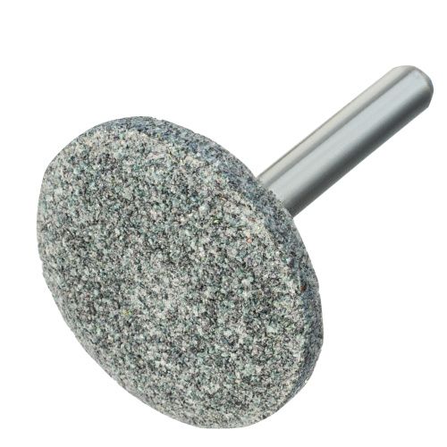 Шарошка абразивная, диск, 32 x 12 мм, для дрели,  хвостовик d6 мм, 63С Denzel купить в Москве с доставкой по всей России | ProtosMarket.ru