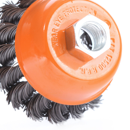 Щетка чашеобразная витая (125 мм, М14) купить в Москве с доставкой по всей России | ProtosMarket.ru