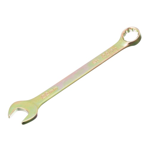 Ключ комбинированный, 22 мм, желтый цинк Сибртех купить в Москве с доставкой по всей России | ProtosMarket.ru