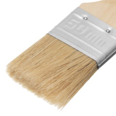 Кисть плоская "Стандарт" 2" (50 мм) натуральная щетина, деревянная ручка MTX купить в Москве с доставкой по всей России | ProtosMarket.ru