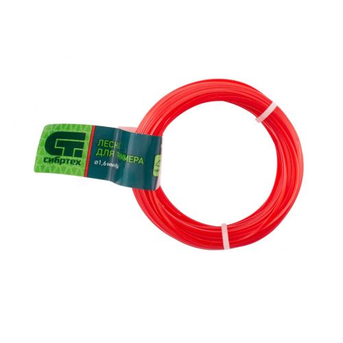 Леска для триммера треугольная, 1.6 мм х 15 м, Сибртех купить в Москве с доставкой по всей России | ProtosMarket.ru