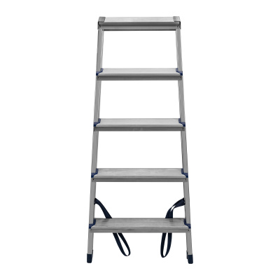 Стремянка двусторонняя 5 ступеней, алюминиевая, Сибртех купить в Москве с доставкой по всей России | ProtosMarket.ru