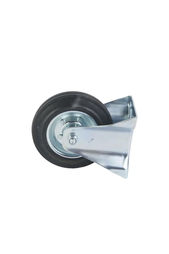 Колесо неповоротное усиленное резина FRC 63 160 мм купить в Москве с доставкой по всей России | ProtosMarket.ru