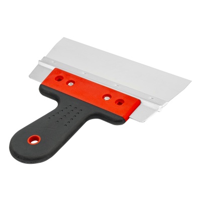 Шпатель фасадный из нержавеющей стали, 200 мм, узкое полотно, двухкомпонентная ручка Matrix купить в Москве с доставкой по всей России | ProtosMarket.ru