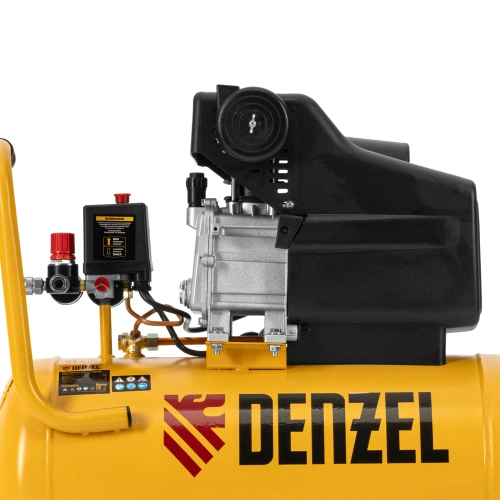 Компрессор воздушный, прямой привод DC1500/50, 1.5 кВт, 50 литров, 220 л/мин Denzel по ценам производителя в Москве с доставкой по всей России