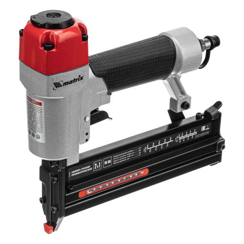 Нейлер-степлер пневматический 2 в 1, гвозди 18GA длина 10-50 мм, скобы 18GA длина 25-40 мм Matrix купить в Москве с доставкой по всей России | ProtosMarket.ru