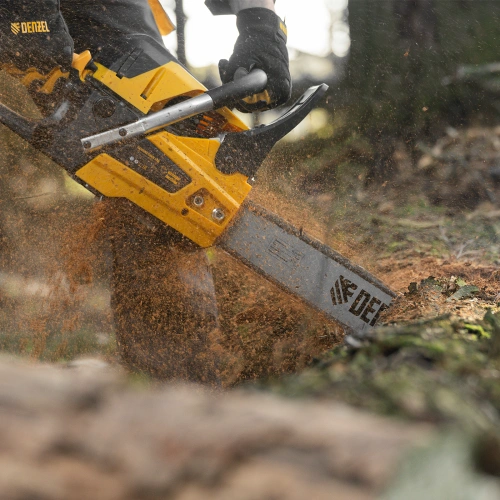 Пила цепная бензиновая DS-5218, шина 45 см, 52 см3, 3 л.с, шаг 0,325, паз 1,5 мм, 72 звена Denzel купить в Москве с доставкой по всей России | ProtosMarket.ru