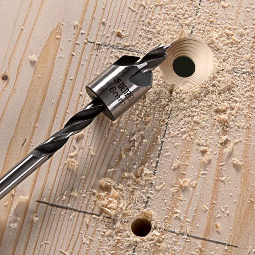 Набор сверл зенкеров по дереву, 3-10 мм, 7 шт Denzel купить в Москве с доставкой по всей России | ProtosMarket.ru