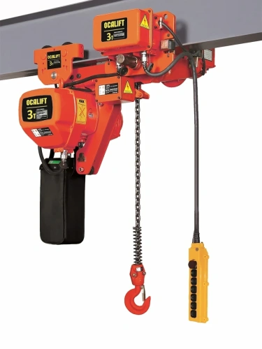 3т 9м УСВ таль цепная ТЭЦ OCALIFT 03-01LHS 380в передвижная односкоростная купить в Москве с доставкой по всей России | ProtosMarket.ru