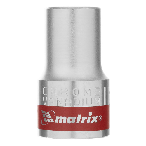 Головка торцевая, 11 мм, шестигранная, CrV, под квадрат 1/2, хромированная Matrix купить в Москве с доставкой по всей России | ProtosMarket.ru